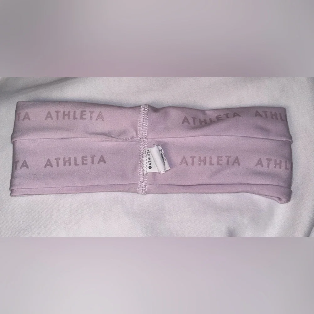Athleta Twist Front Headband | One Size | Mauve Pink